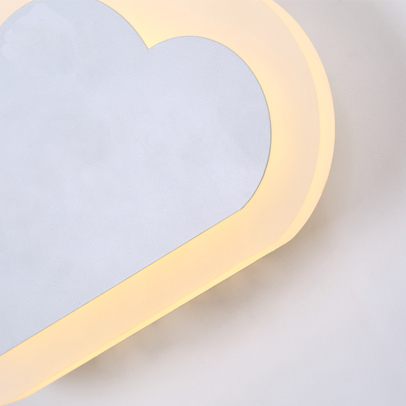 modern led wall kids'bedroom lamp 13w wall sconce white indoor lighting lamp with clouds shape