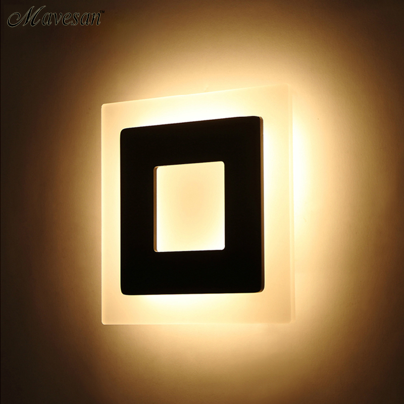 modern led wall lamp for bathroom bedroom 18w wall sconce white indoor lighting lamp ac85-265v led wall light indoor lighting