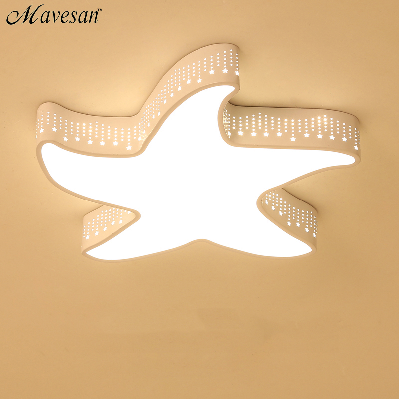 modern sea star ceiling lights for warm romantic wedding room ceiling lamp luminaire light fixtures abajur lamparas de techo