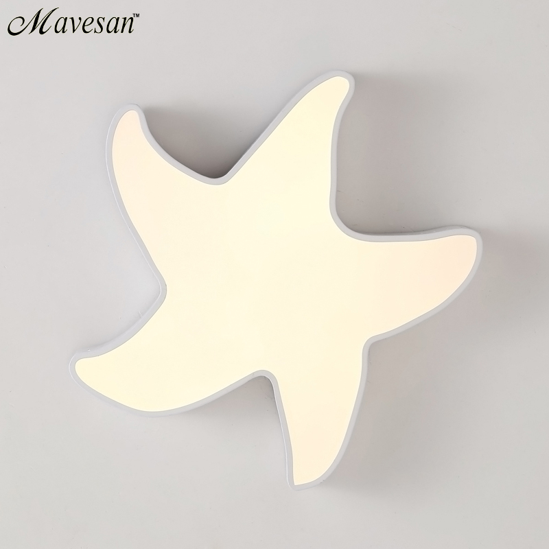 modern sea star ceiling lights for warm romantic wedding room ceiling lamp luminaire light fixtures abajur lamparas de techo