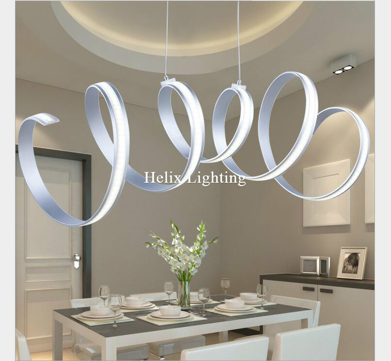 modern simple l900mm led pendant lamps 40w pendant newest wave design excellent acrylic ac indoor home lighting