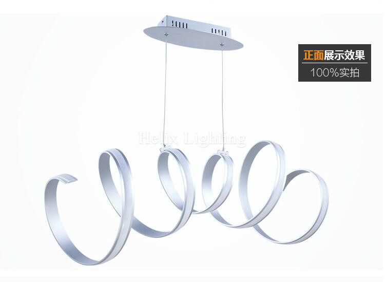 modern simple l900mm led pendant lamps 40w pendant newest wave design excellent acrylic ac indoor home lighting