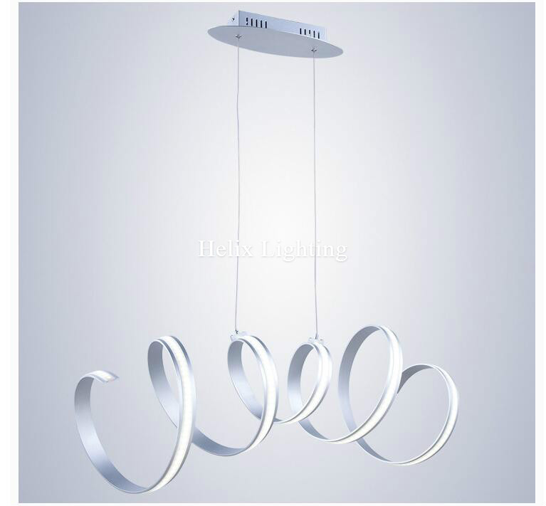 modern simple l900mm led pendant lamps 40w pendant newest wave design excellent acrylic ac indoor home lighting