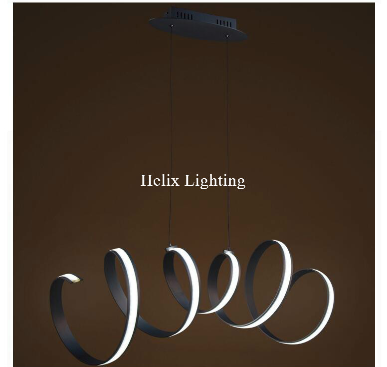 modern simple l900mm led pendant lamps 40w pendant newest wave design excellent acrylic ac indoor home lighting