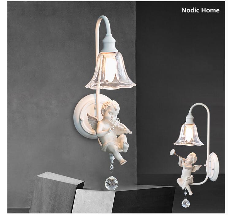 modern wall lamp wall light sconce angel violin and trumpet design led guaranteed + !