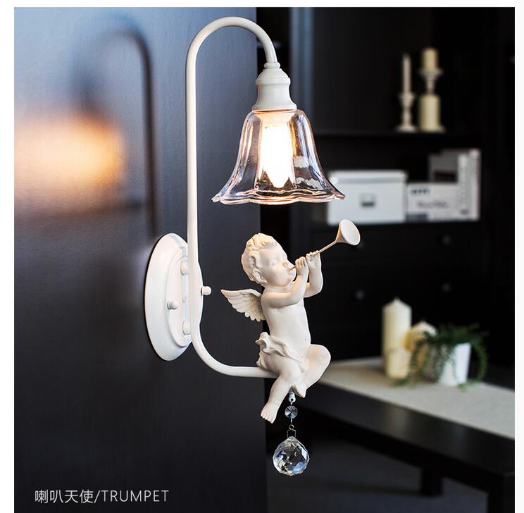 modern wall lamp wall light sconce angel violin and trumpet design led guaranteed + !