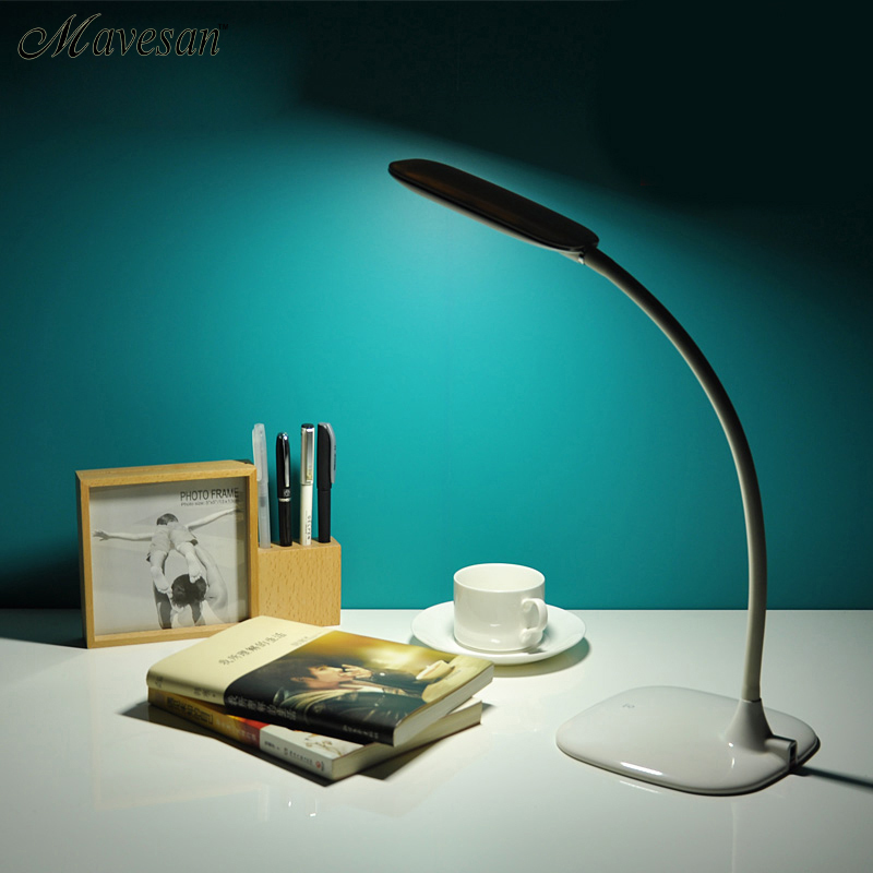 new adjustable usb led desk lamp portable touch switch led flexible desk table lamp study eye protection