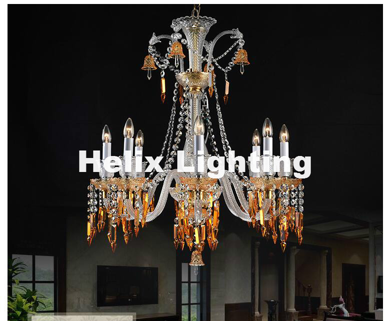 new arrival clear luxurious export k9 clear crystal chandelier 6/8/12/15arms export class a k9 crystal chandeliers ac e14 led