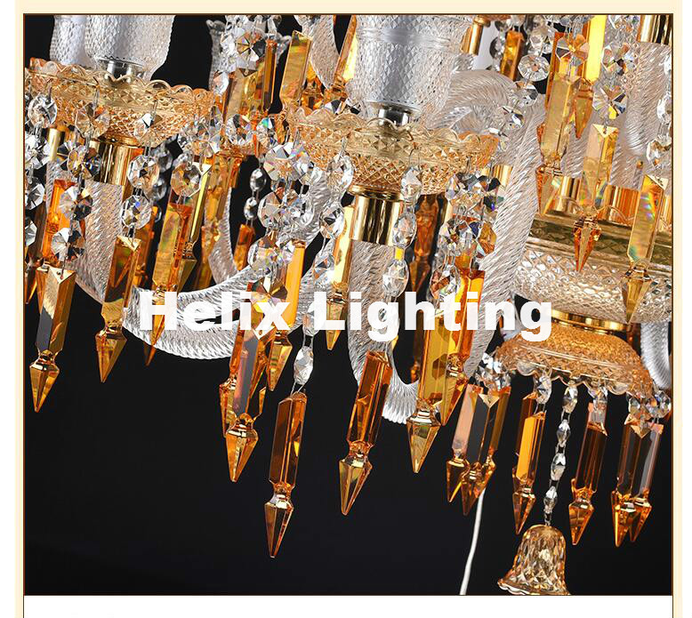 new arrival clear luxurious export k9 clear crystal chandelier 6/8/12/15arms export class a k9 crystal chandeliers ac e14 led