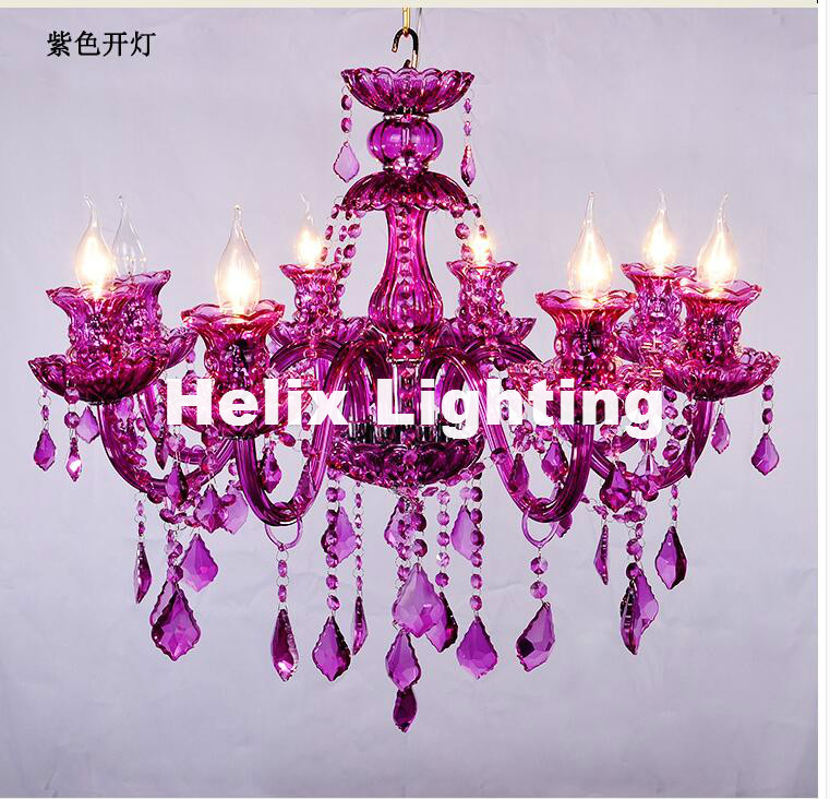 new arrival colorful design crystal lighting chandelier led e14 candelabro for coffee shop bar kid modern led crystal chandelier