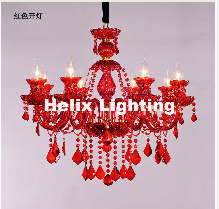 new arrival colorful design crystal lighting chandelier led e14 candelabro for coffee shop bar kid modern led crystal chandelier