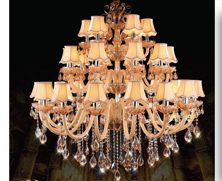 new arrival crystal chandelier 24 arms crystal light l12+l8+l4 d1200mm h1500mm fashion chandelier modern large chandelier