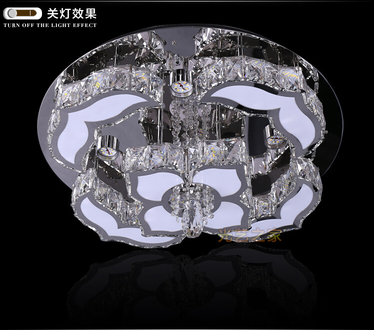 new arrival d600mm led diamond modern crystal ceiling light modern crystal led ceiling light crystal ceiling lamp fast