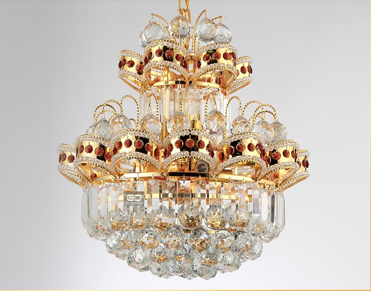 new arrival gold crystal ceiling light fixture traditional crystal ceiling light d350mm/d450mm guaranteed + !