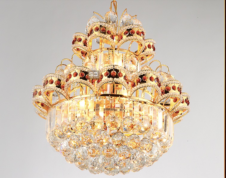 new arrival gold crystal ceiling light fixture traditional crystal ceiling light d350mm/d450mm guaranteed + !