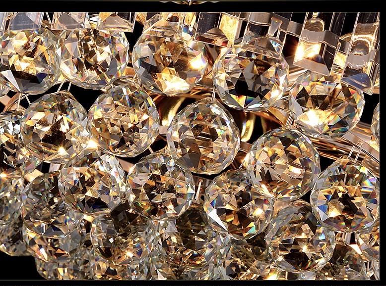 new arrival gold crystal ceiling light fixture traditional crystal ceiling light d350mm/d450mm guaranteed + !