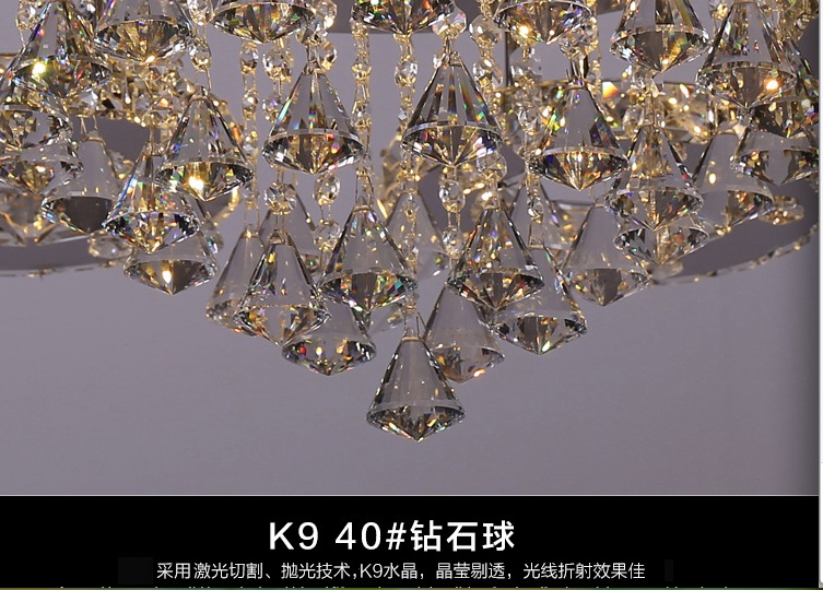 new arrival led crystal pendant light modern led lighting circles hanging lamp guarantee fast and