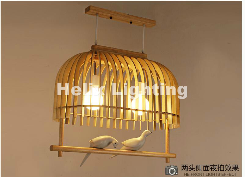 new arrival nordic luxury 1l/2l/3l resin bird pendant lamp vintage resin bird pendant lamp led dining light art deco lighting