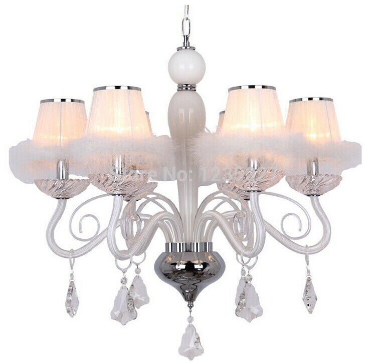 new arrival romantic contemporary chandelier light fixture with beautiful beige shade guaranteed + !