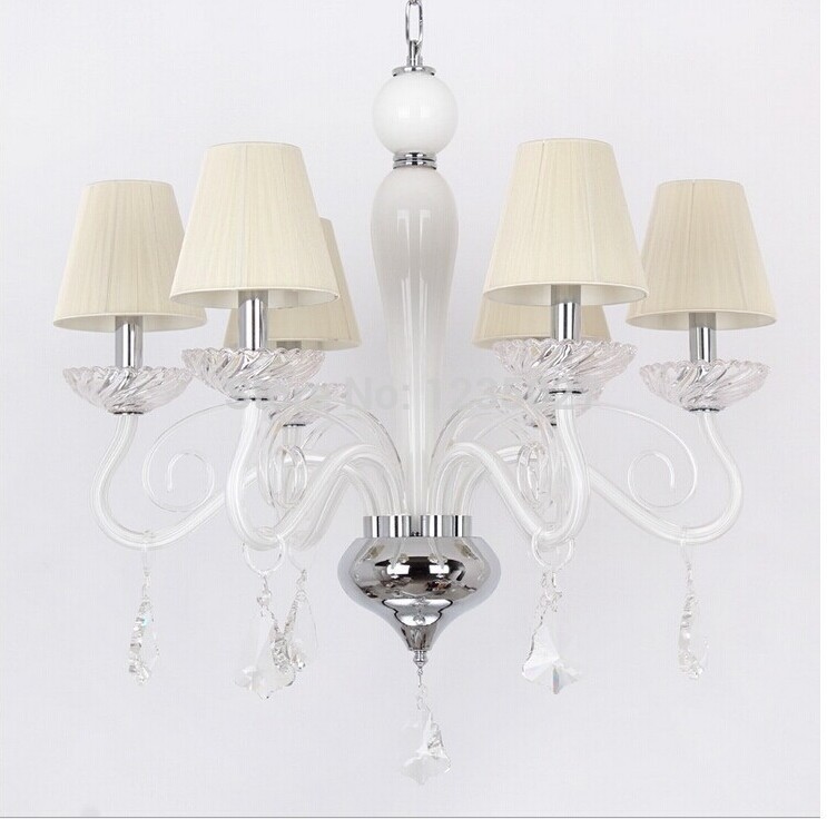 new arrival romantic contemporary chandelier light fixture with beautiful beige shade guaranteed + !