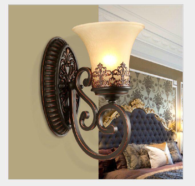 new arrival sconce wall lamp genuine zinc vintage wall light handmade golden wall scones