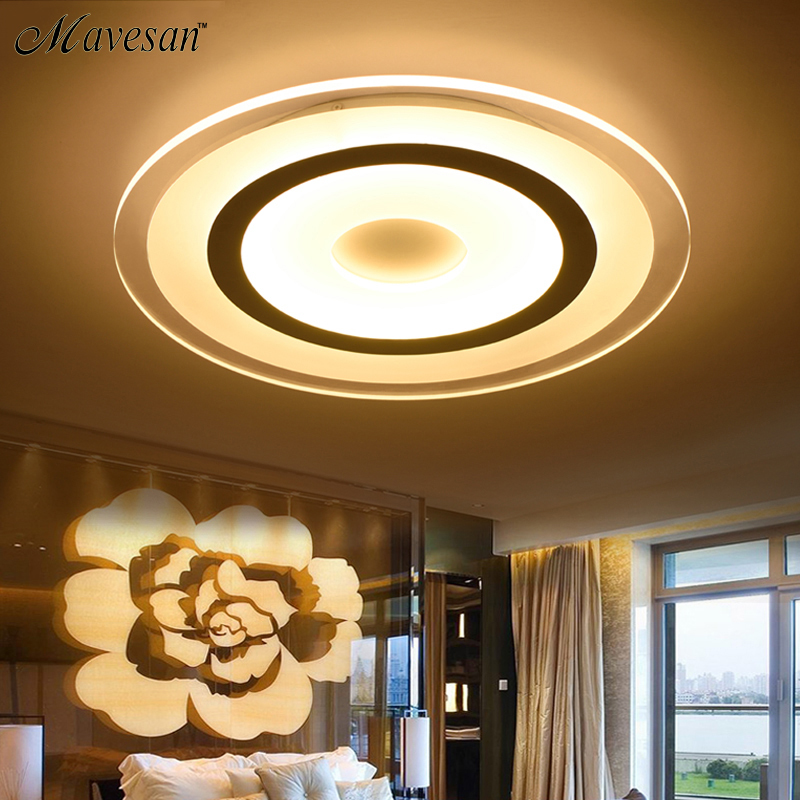 new circle indoor lighting modern led ceiling lights for living room bedroom lamp lamparas de techo abajur ceiling lamp fixtures