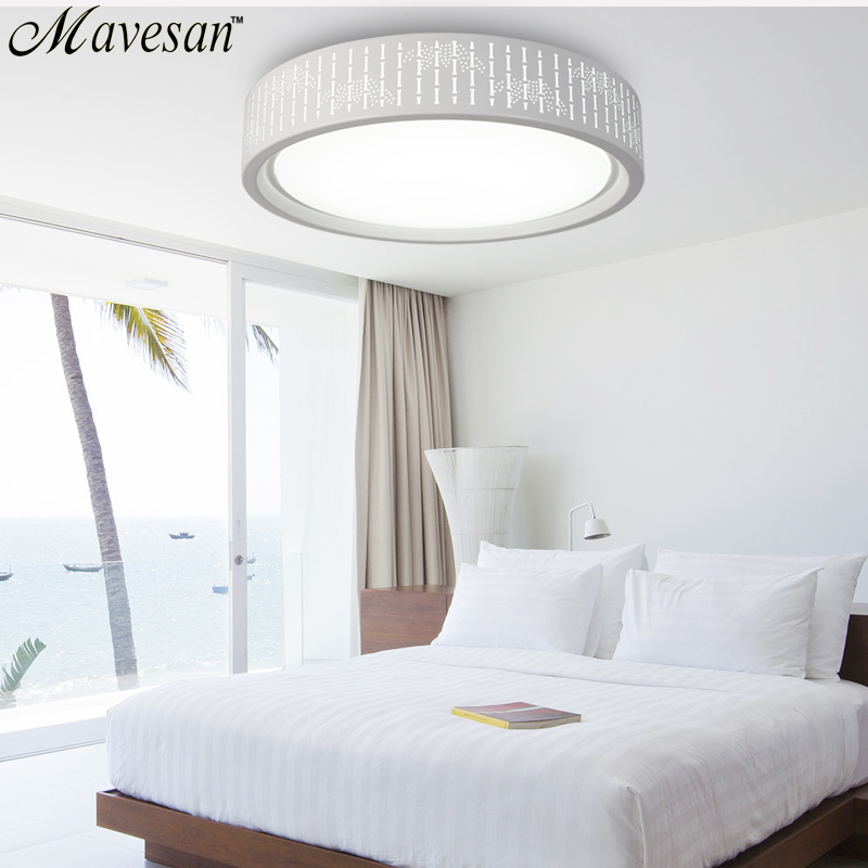 new modern led ceiling light with acrylic around lampshade & dimmable color changing led ceiling lamps for bedroom