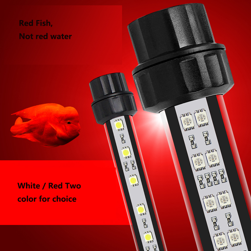 new smd liner 143cm 12w aquarium fish tank beaming underwater submersible air bubble safe led aquarium underwater