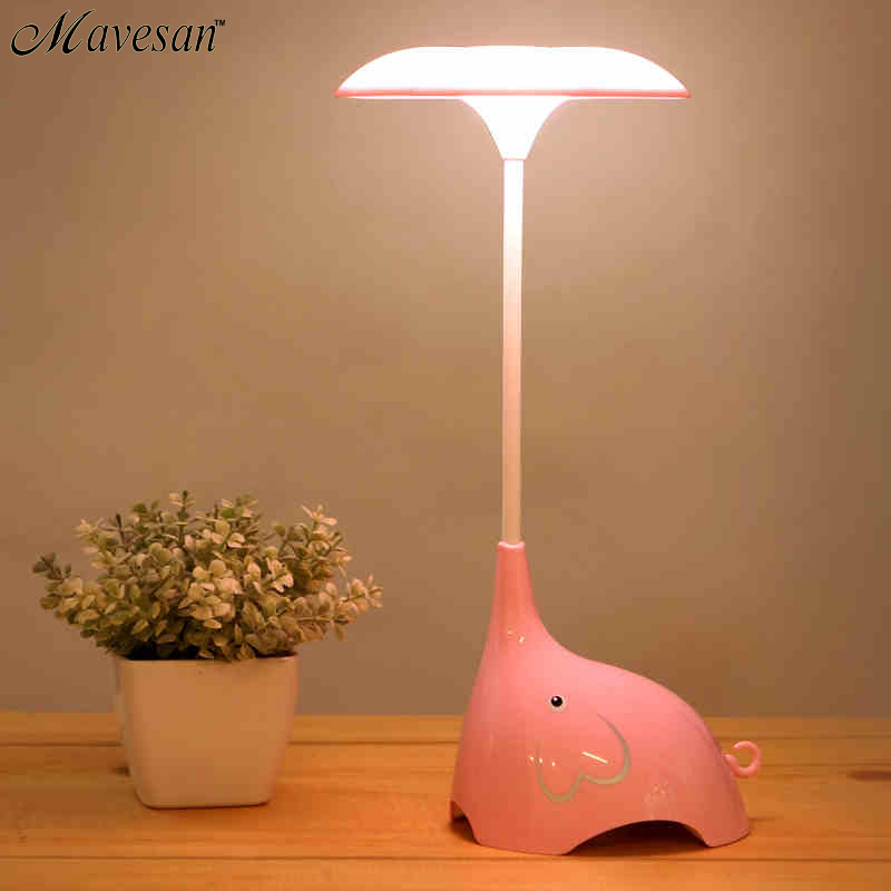 newest 1pcs pretty cute elephant cartoon animal night light,kids bed desk table lamp night sleeping led night lamp chrismas gift