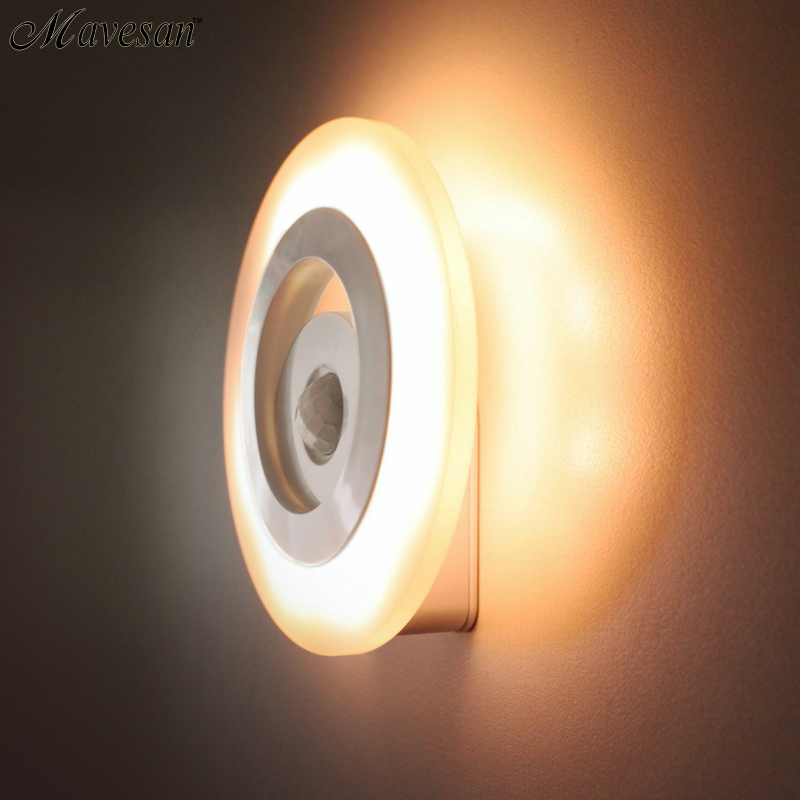 newest around led night light for emergency lamp with light-controlled sensor night light for children