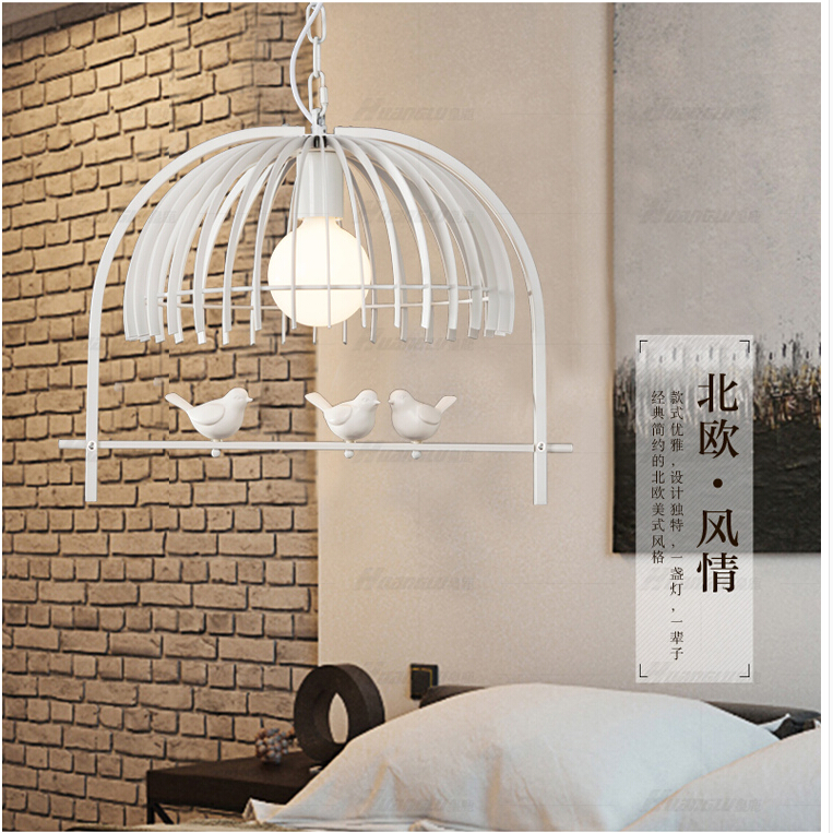 newly bird pendant lamp bedroom coffee bar hanglamp nordic pendant light fixtures for restaurants led e27 led d420mm h360mm