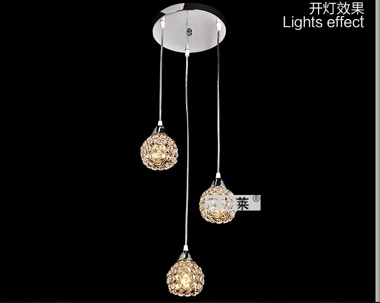 newly crystal chandelier lighting penant lighting chrome lustre fixtures sy1620/3l d290mm h600mm