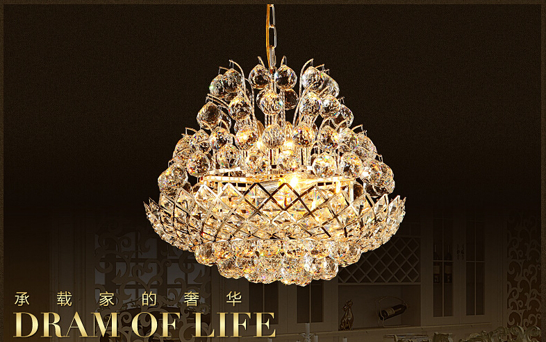 newly d450mm luxury north european top k9 crystal chandelier light el hall living room dining room ac 110-240v