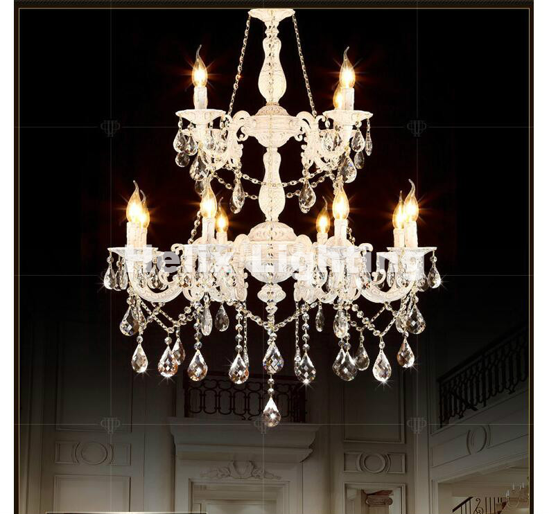 newly european e14 crystal chandelier living room lustres decoration lamp zinc alloy ac chandeliers crystal home indoor lighting