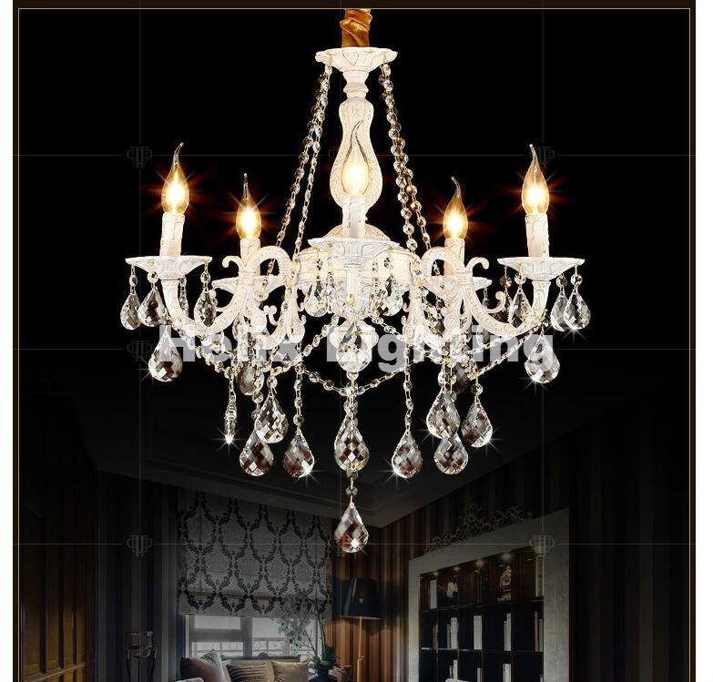 newly european e14 crystal chandelier living room lustres decoration lamp zinc alloy ac chandeliers crystal home indoor lighting