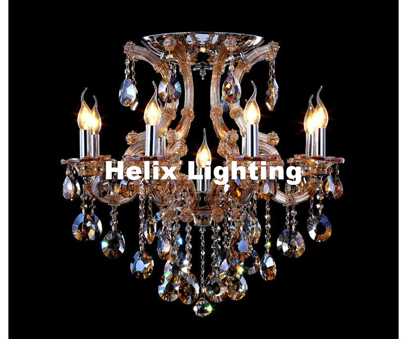 newly golden modern crystal chandelier light fixture el chandelier candle kitchen cristal pendentes of living room lighting