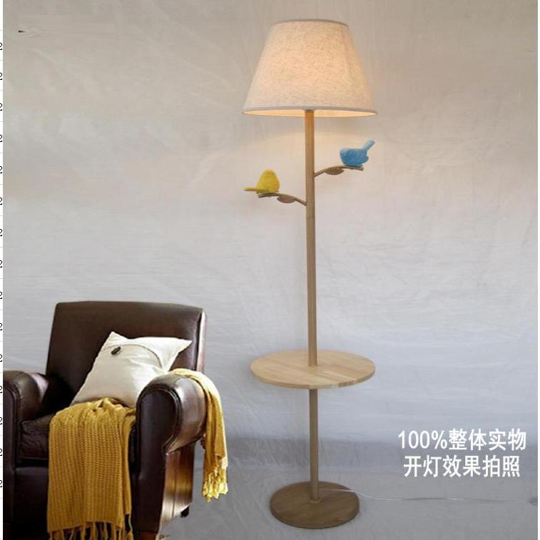 newly nordic bird table lamp floor lamp living room lamps bedroom lighting ac led remote controller guarantee