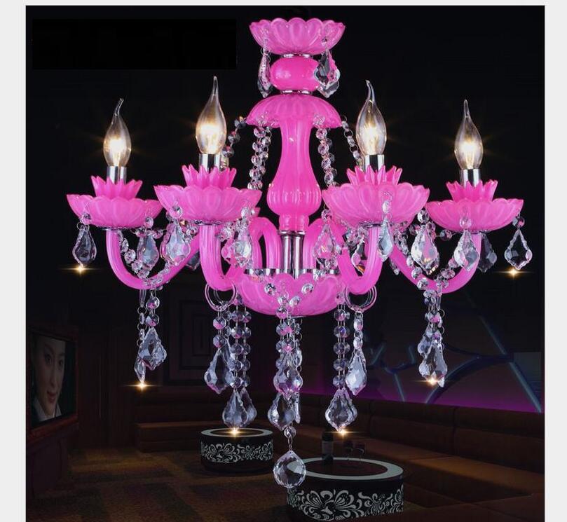 newly pink k9 clear crystal chandelier lustre crystal chandelier optional lustres de cristal chandelier ac guaranteed