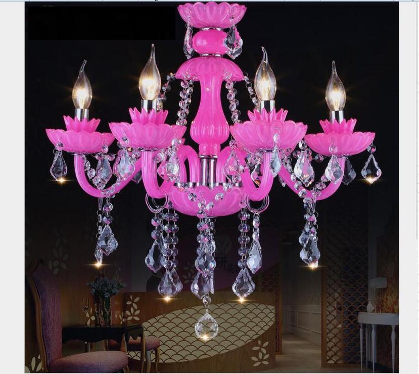 newly pink k9 clear crystal chandelier lustre crystal chandelier optional lustres de cristal chandelier ac guaranteed