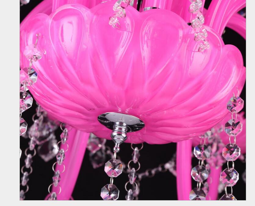 newly pink k9 clear crystal chandelier lustre crystal chandelier optional lustres de cristal chandelier ac guaranteed