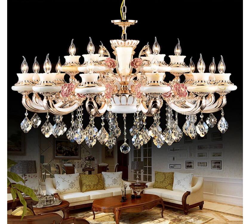 norble zinc alloy chandelier class a k9 crystal chandelier ac90-260v cristal chandeliers ac guaranteed