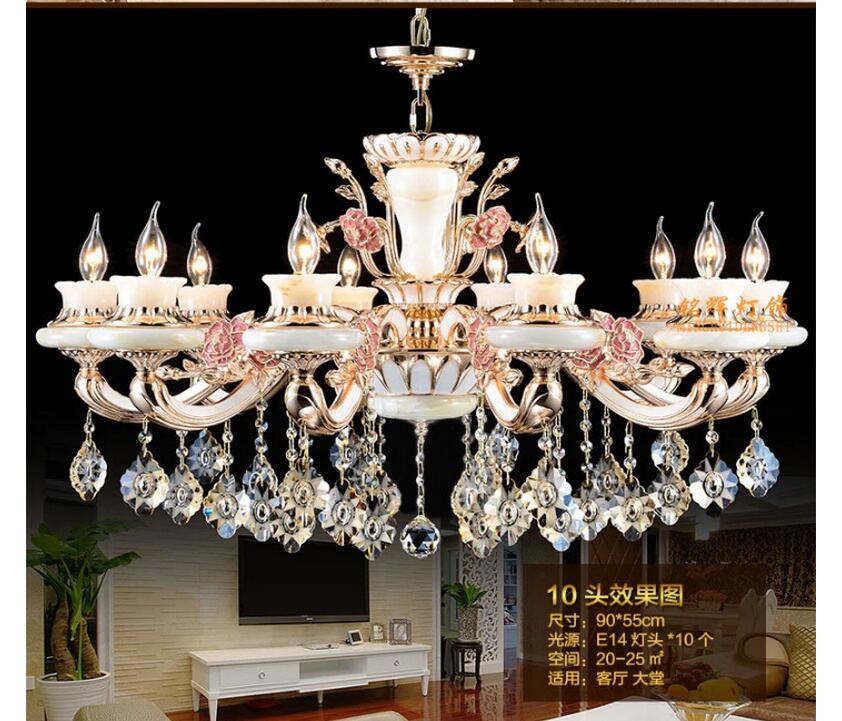 norble zinc alloy chandelier class a k9 crystal chandelier ac90-260v cristal chandeliers ac guaranteed