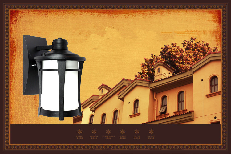 outdoor waterproof retro wall lamp european vintage style kerosene lamp beside light for bar coffee shop led lights