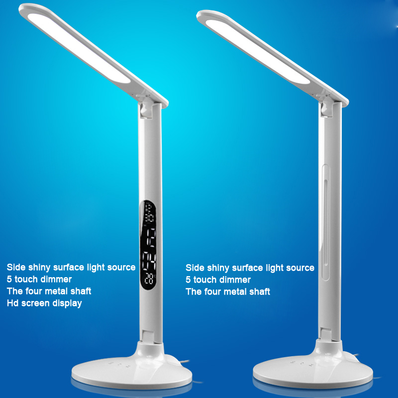 portable touch sensor led study table lamp with usb charge for eyes-protectable brightness led study reading desk lamp