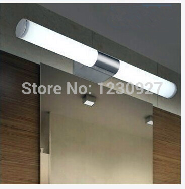 promotion of led bathroom stainless steel mirror headlights bedroom washing room light lens ark lamp wall lamp make up light