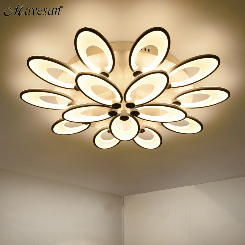 remote control art deco ceiling lights for sitting room ceiling lamp acrylic aluminum body led ceiling lamp