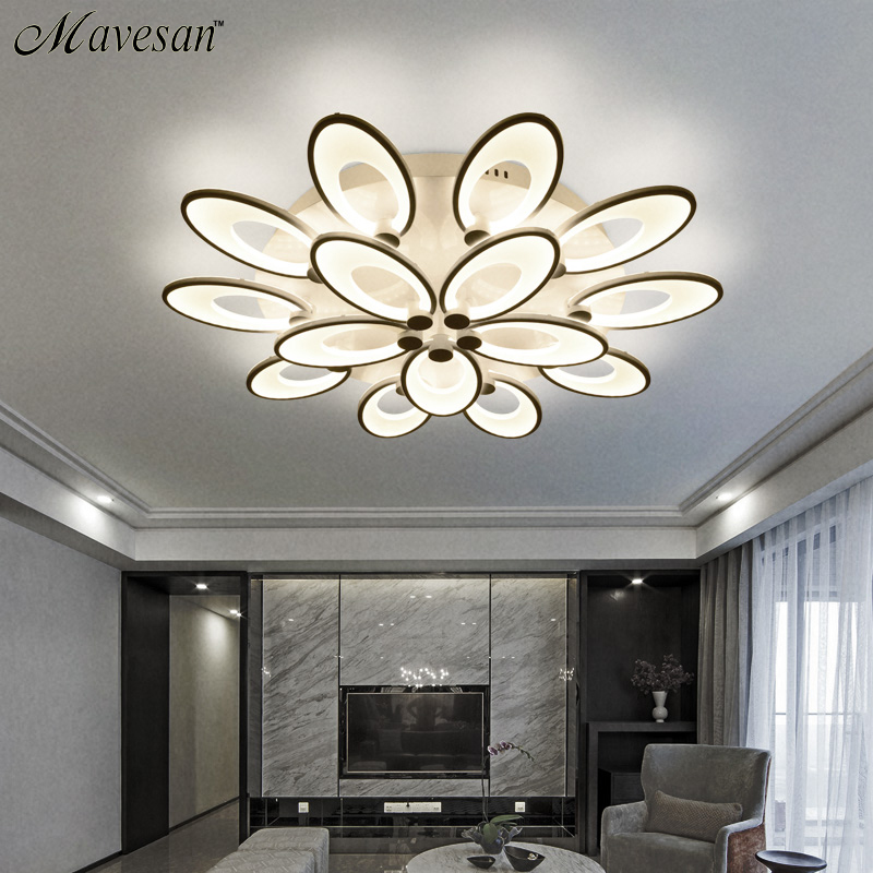 remote control art deco ceiling lights for sitting room ceiling lamp acrylic aluminum body led ceiling lamp