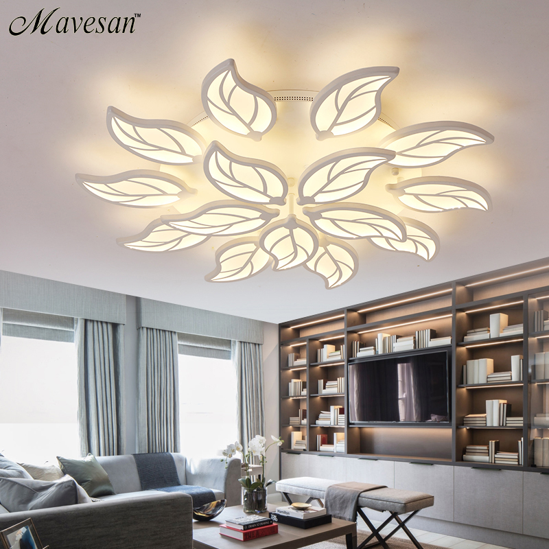 remote control dimming led ceiling lights lamp for living room bedroom deckenleuchten modern led ceiling lights lighting fixture