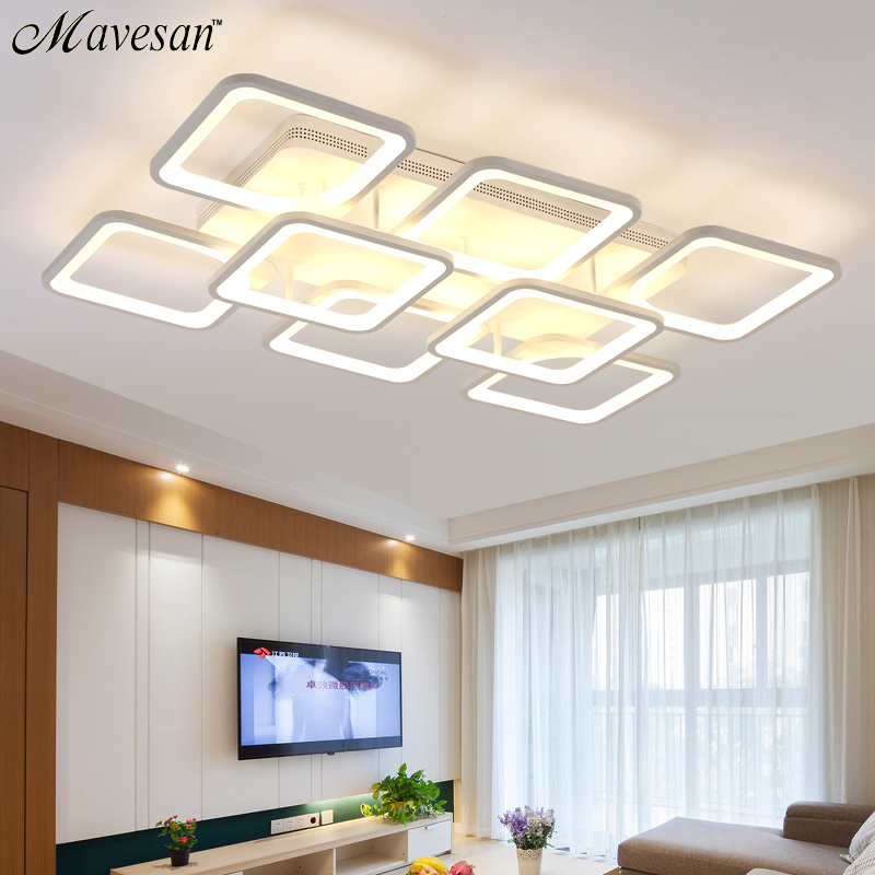 remote control living room restaurant indoor light led ceiling lights luminarias para sala dimming ceiling light