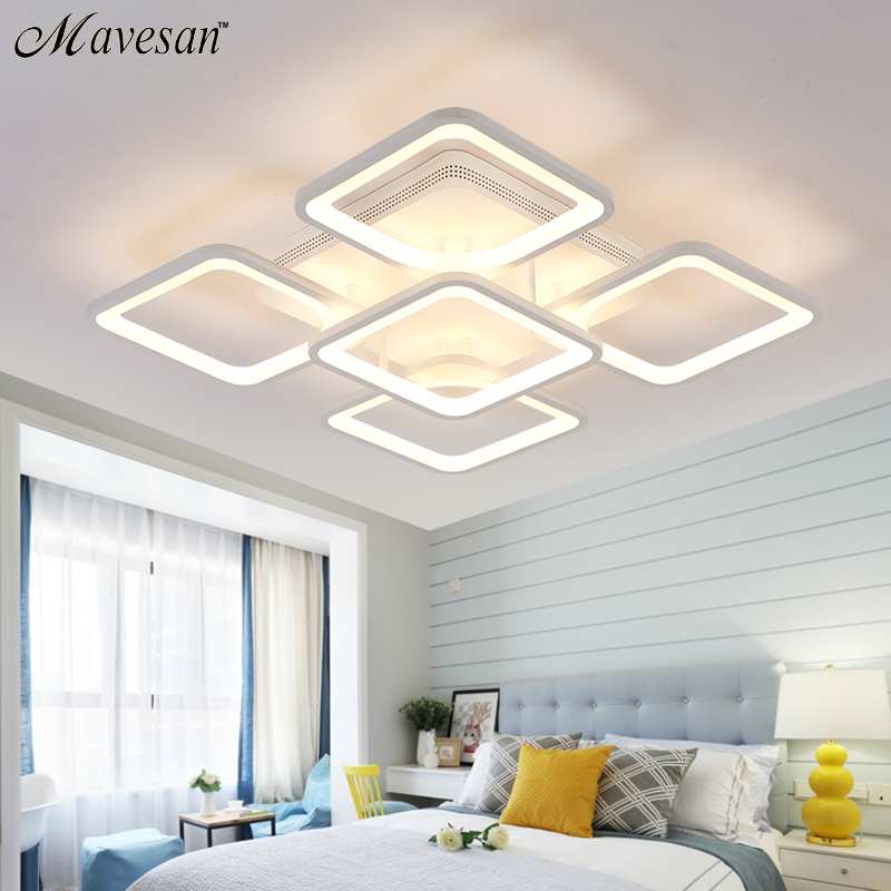 remote control living room restaurant indoor light led ceiling lights luminarias para sala dimming ceiling light